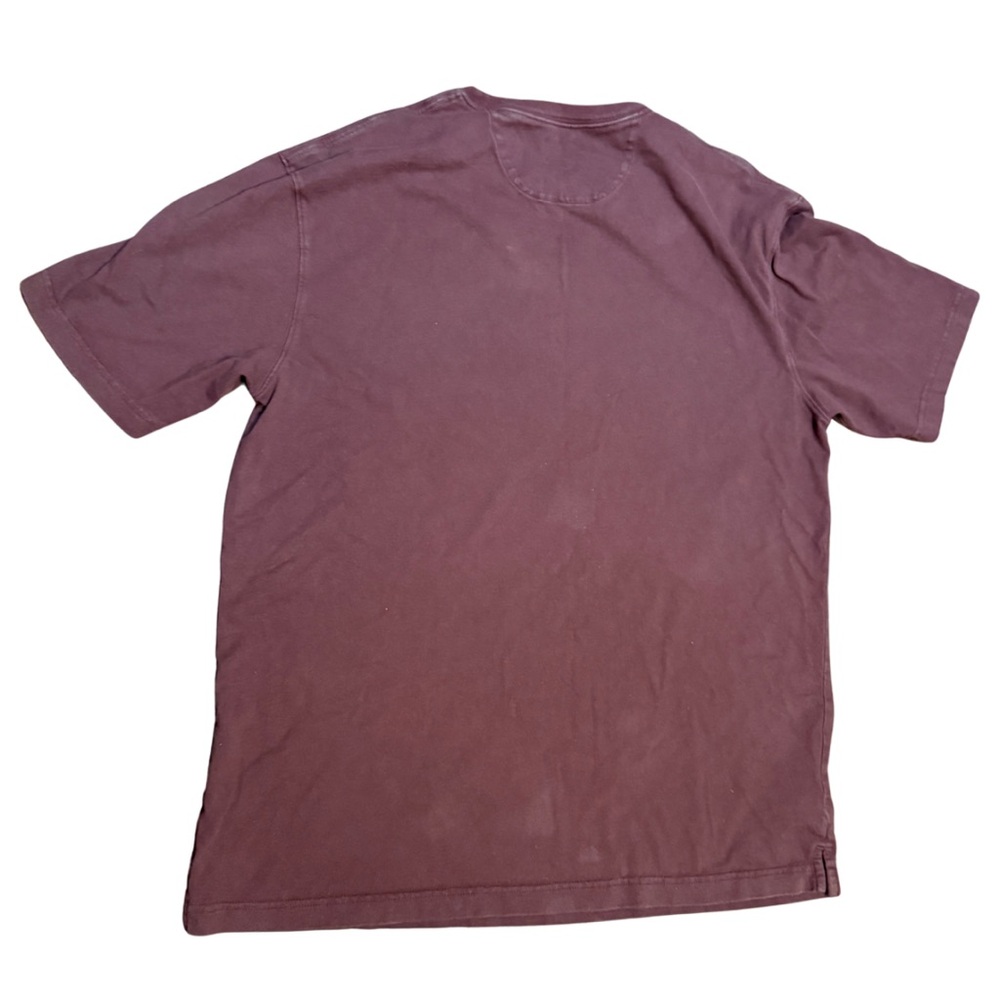 Duluth Trading Co Men's Maroon Short Sleeve Tee - Picture 2 of 5